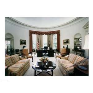  Oval Office The White House Washington, D.C. USA Poster 