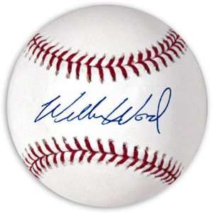  Wilbur Wood Autographed Baseball