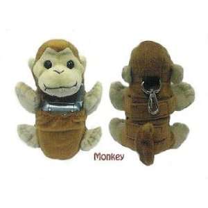  MONKEY monkies PLUSH CELL PHONE HOLDER Case cellphone 