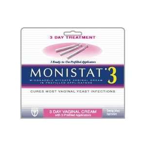  Monistat 3 Cream Prefilled Applicators Kit Health 
