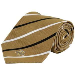  Vanderbilt Commodores Gold Double sided Striped Silk Tie 