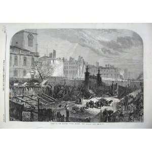  Fine Art 1867 Holborn Valley Viaduct Horse Coach Print 
