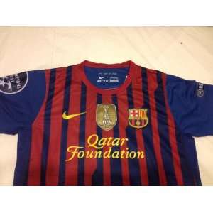  Nike #10 Messi Barcelona Home 11/12 Soccer Jersey (US Size 