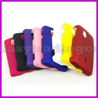 8x Back Cover Case Sony Ericsson Xperia Mini Pro Black Blue Pink 