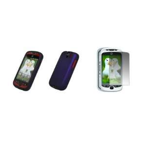  T Mobile myTouch 3G Slide   Premium Purple Rubberized Snap 