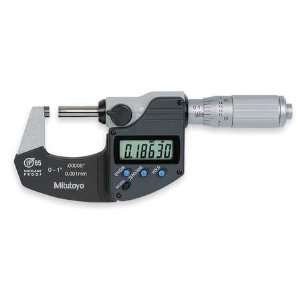  MITUTOYO 293 348 Digital Micrometer,0 1 In,Waterproof 