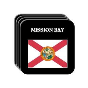  US State Flag   MISSION BAY, Florida (FL) Set of 4 Mini 