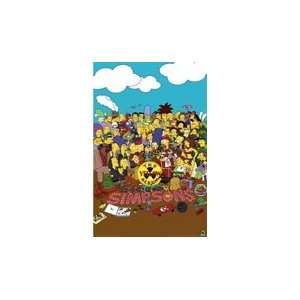  The Simpsons Yellow Album Poster 22 1/4 x 34 1/2