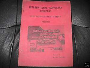 International Hydraulic Steering Booster and Pump  