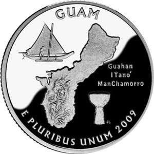  US 2009 D MINT GUAM QUARTER COIN UNC 