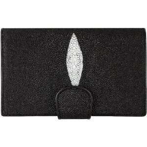   Stingray Leather Bifold Long Wallet 16 x 10 cm (6 1/4 x 4): Jewelry