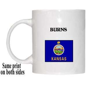  US State Flag   BURNS, Kansas (KS) Mug 