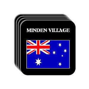  Australia   MINDEN VILLAGE Set of 4 Mini Mousepad 