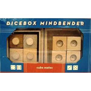  Cube Mates in Box Wooden Mindbender: Toys & Games