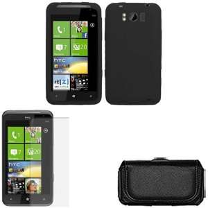  Leather Pouch for HTC Titan X310E Cell Phones & Accessories