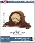   Traditional Key wound Chiming Mantel clock in cherry, MASON  