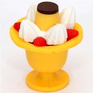 yellow parfait ice cream cup eraser Japan Iwako Toys 