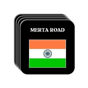  India   MERTA ROAD Set of 4 Mini Mousepad Coasters 