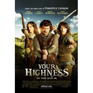  YOUR HIGHNESS 27X40 ORIGINAL D/S MOVIE POSTER Everything 