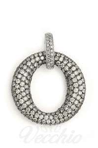 Magnificent circle of life 14k WG 2ct Diamond Pendant  