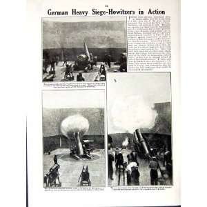   1914 15 WORLD WAR CATHERINE FORT MAUBEUGE GERMAN GUNS: Home & Kitchen