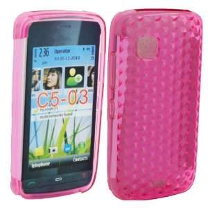  WalkNTalkOnline   Nokia C5 03 Pink Hydro Gel Protective 