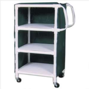 MJM International 325/350 24 KIT Linen Cart with Cover and Optional 