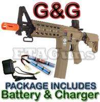 NEW G&G TAN Airsoft M16 M4 M4A1 RIS Raider Shorty AEG Rifle Gun 