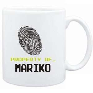  Mug White  Property of _ Mariko   Fingerprint  Female 