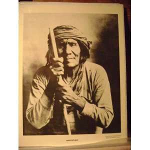  Print, vintage image Maricopa Man Indian photo: Everything 
