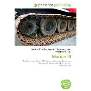  Marder III (9786133830721) Books