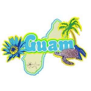   Maps Collection   Die Cuts   Map of Guam Arts, Crafts & Sewing