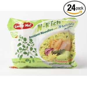 Lucky me instant noodles w/ malungay tinolang manok 55g (Pack of 24)