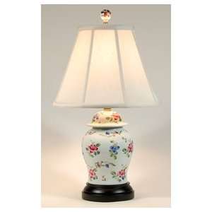  Delicate Floral Porcelain Bedside Table Lamp: Home 
