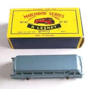 MATCHBOX LESNEY 40 LONG DISTANCE COACH, 1961, GPW, MIB  