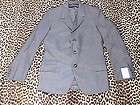 LONDON MOD 1960s GRAY GABARDINE MEN 3 BUTTONS FITTED SUIT   NEW/OLD 