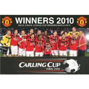   United   League Cup Winners 09/10   23.8x35.7 inches