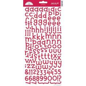  Jack & Jill Cardstock Alphabet Stickers Ladybug Arts 