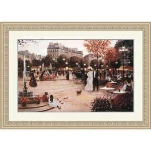  Parisian Promenade by Christa Kieffer   Framed Artwork 