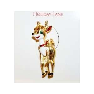   Holiday Lane Rudolph Brooch Pin Jewelry