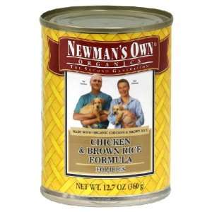  Newmans Own Chicken & Rice Dog Food Can ( 12x12.7 OZ 