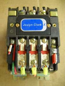 JOSLYN CLARK CONTROLS T13U030 18 AMP CONTACTOR SIZE 0  
