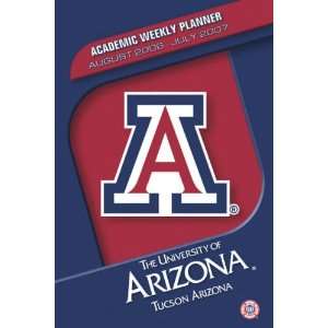  Arizona Wildcats 5x8 Academic Weekly Assignment Planner 