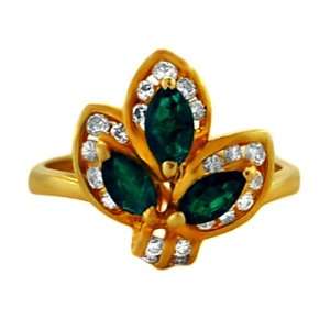   Diamond and Emerald Ring (.50 ct. tw.) Alicias Jewelers Jewelry