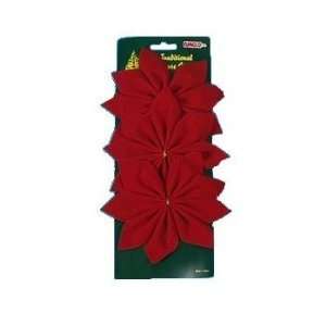 Pack Red Poinsettia Bows Case Pack 48 