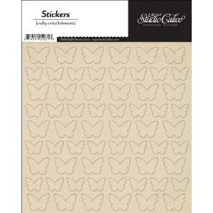  Autumn Press Cardstock Stickers, Butterflies   899295 