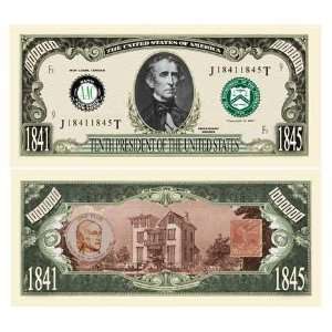  John Tyler Million Dollar Bill Case Pack 100: Toys & Games
