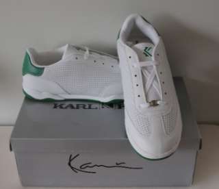 Karl Kani Tennis Sneaker Shoe White Green sz 11 NIB  