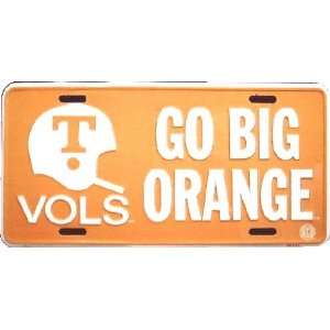  Tenn Go Big Orange embossed metal auto tag Automotive