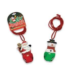  Jolly Jingler Bell Christmas Holiday Character Necklace 